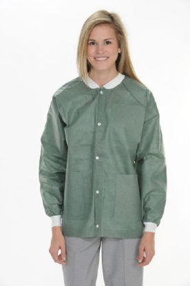 Picture of Lab Jacket ValuMax® Extra-Safe™ Olive Green X-Large Hip Length Limited Reuse3630OVXL