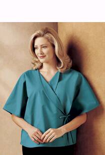 Picture of Patient Exam Gown Large Teal Reusable7245BTP