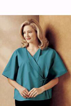Picture of Patient Exam Gown Large Teal Reusable7245BTP