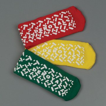 Picture of Fall Management Slipper Socks Large / X-Large Green Above the AnkleM3054-U