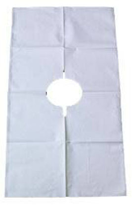 Picture of Exam Cape Tidi® White One Size Fits Most Open Sides Without Closure Unisex918230