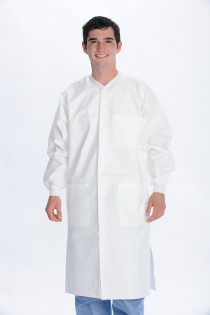 Picture of Lab Coat ValuMax® Extra-Safe™ White X-Small Knee Length Limited Reuse3660WHXS-K