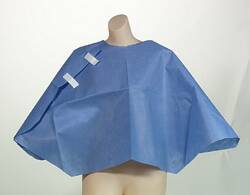 Picture of Exam Cape Tidi® White One Size Fits Most Front / Back Opening Without Closure Unisex910315