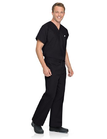 Picture of Scrub Pants Reversible Medium Black Unisex7602BKPMD