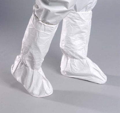 Picture of Boot Cover Microbreathe™ UltraGrip™ X-Large Calf High Nonskid Sole White NonSterileBT-A1813-B