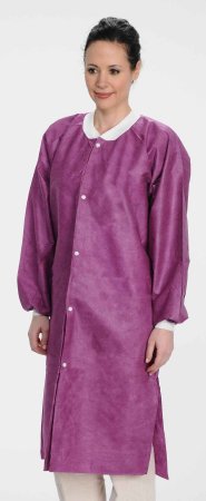 Picture of Lab Coat ValuMax® Extra-Safe™ Cranberry 3X-Large Knee Length Limited Reuse3660CY3XL