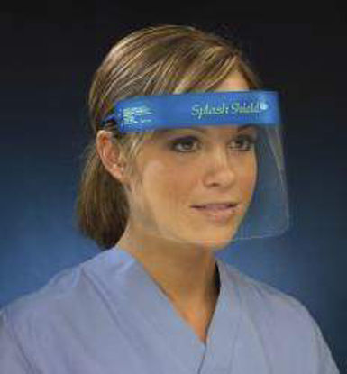 Picture of Face Shield Kit Splash Shield lite One Size Fits Most Half Length Anti-fog Disposable NonSterile4540SC