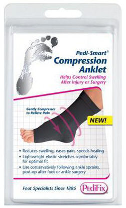 Picture of Compression Sleeve Pedi-Smart® Size 4 Black Ankle6021-#4