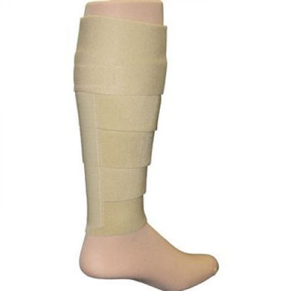 Picture of Compression Wrap with Liner JOBST® FarrowWrap® Leg Large Tan Stocking: Open Toe, Liner: Closed Toe081620442