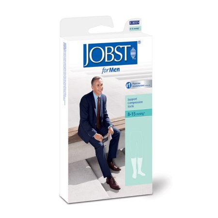 Picture of Compression Socks JOBST® for Men Knee High Large White Closed Toe110333