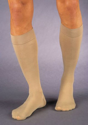 Picture of Compression Stocking JOBST® Relief® Knee High Large / Full Calf Beige Closed Toe114698