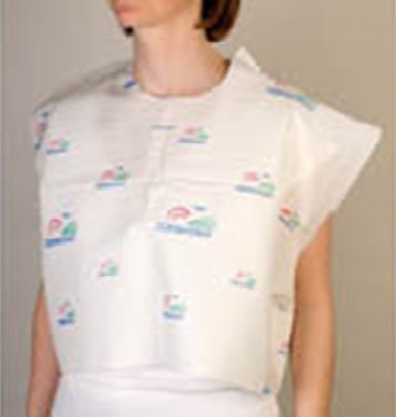 Picture of Exam Cape Seascape Print One Size Fits Most Front / Back Opening Without Closure Unisex70270N