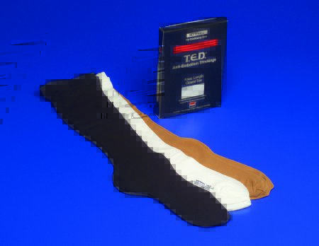 Picture of Anti-embolism Stocking T.E.D.™ Knee High Small / Long Beige Closed Toe4317-