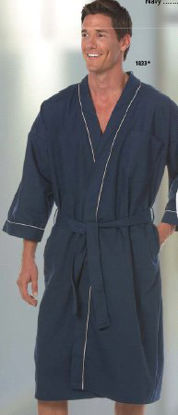 Picture of Patient Robe Male X-Large Navy1833 XL