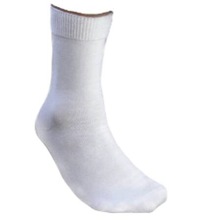 Picture of Arthritic / Diabetic Gel Socks Silipos® Gel Sock™ Crew Medium White Closed Toe1702