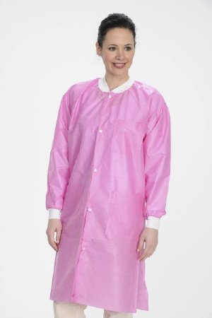 Picture of Lab Coat ValuMax® Extra-Safe™ Raspberry 4X-Large Knee Length Limited Reuse3660RB4XL