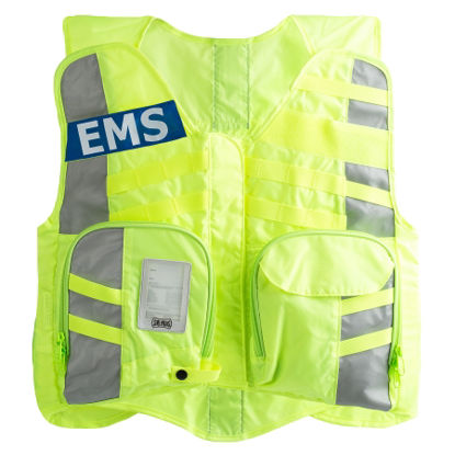 Picture of Safety Vest G3 One Size Fits Most Fluorescent Yellow 4 Pockets Sleeveless UnisexG32001FL