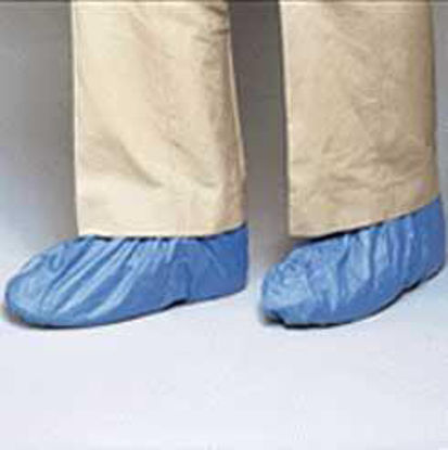 Picture of Shoe Cover Dura-Fit™ 2X-Large Shoe High Nonskid Sole Blue NonSterile4855
