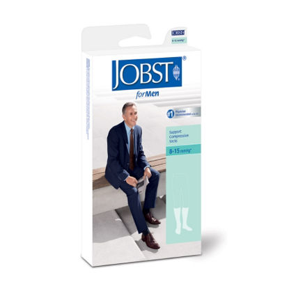 Picture of Compression Socks JOBST® for Men Knee High Medium White Closed Toe110332