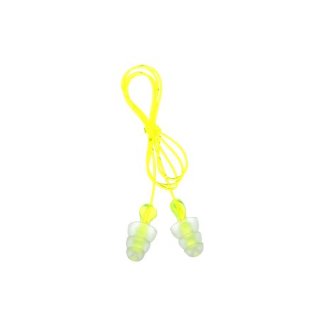 Picture of Ear Plugs 3M™ Tri-Flange™ Corded One Size Fits Most ClearP3000