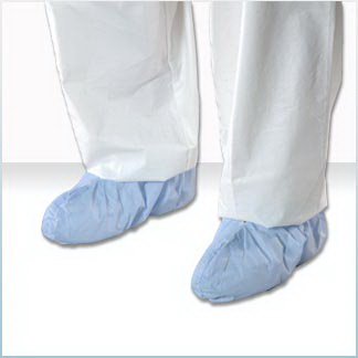 Picture of Shoe Cover Critical Cover® SureGrip® One Size Fits Most Shoe High Nonskid Sole Blue NonSterileSH-X1222-B