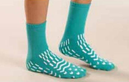 Picture of Slipper Socks Confetti Treads® 5X-Large Blue Ankle High90226