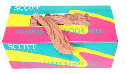 Picture of Disposable Socks One Size Fits Most Closed Toe33116810003