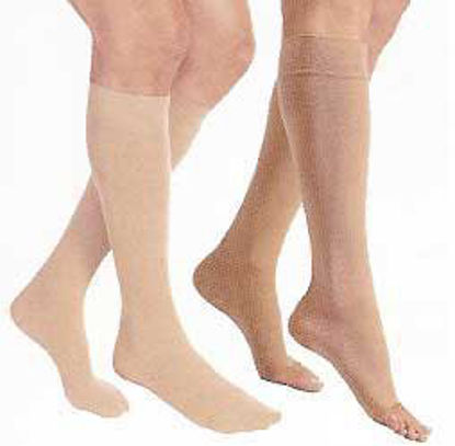 Picture of Compression Stocking JOBST® Relief® Knee High Large Beige Closed Toe114810