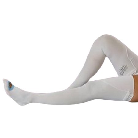 Picture of Anti-embolism Stocking C.A.R.E.™ Thigh High X-Large / Long White Inspection Toe473-05