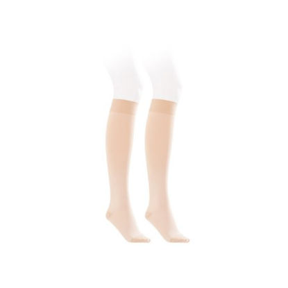 Picture of Compression Stocking JOBST® Opaque Knee High Medium Natural Closed Toe115213