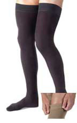 Picture of Compression Socks JOBST® Thigh High Large Black Closed Toe115414