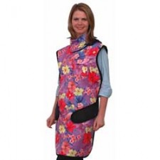 Picture of X-Ray Apron with Thyroid Collar Royal Blue Easy Wrap Style Medium65021TC-20