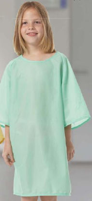 Picture of Patient Exam Gown X-Large White Reusable5673-XL