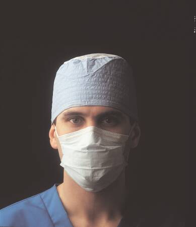 Picture of Procedure Mask Pleated Earloops One Size Fits Most Blue NonSterile Not Rated371