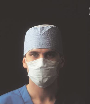 Picture of Procedure Mask Pleated Earloops One Size Fits Most Blue NonSterile Not Rated371