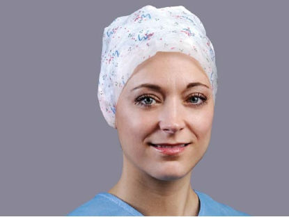 Picture of Nurse Cap One Size Fits Most Celebration Print Elastic Closure3290
