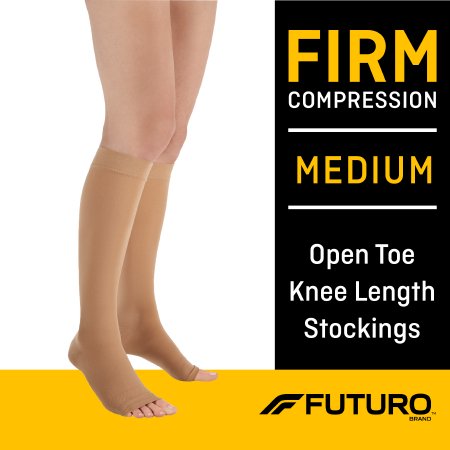 Picture of Compression Stocking 3M™ Futuro™ Knee High Medium Beige Open Toe71033EN