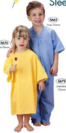 Picture of Patient Exam Gown Large Green Reusable5672 L