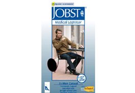 Picture of Compression Socks JOBST® CasualWear Knee High Medium Black Closed Toe113117
