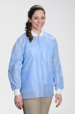 Picture of Lab Jacket ValuMax® Extra-Safe™ Blue X-Large Hip Length Limited Reuse3630MBXL