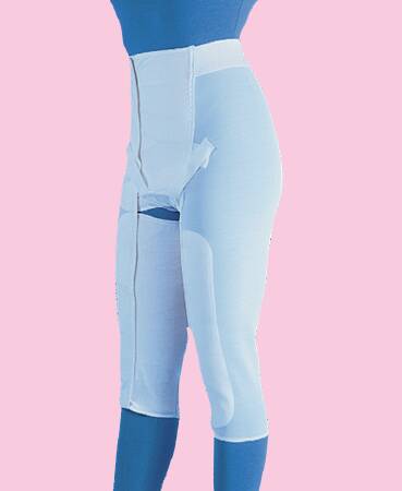 Picture of Compression Garment Below the Knee White LargeF020005