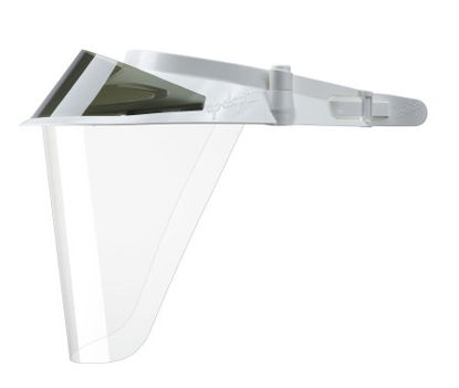 Picture of Face Shield Kit Op d Op II One Size Fits Most Full Length Anti-fog Reusable NonSterile355DK-WT