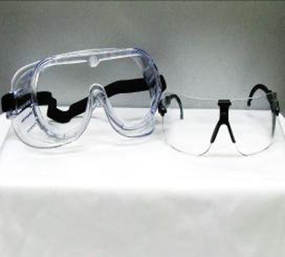 Picture of Safety Goggles Antifog Coating Clear Tint Clear Frame Elastic Strap One Size Fits Most40651