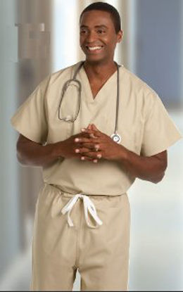 Picture of Scrub Pants Poplin® Large Navy Blue Unisex7715 L