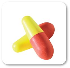 Picture of Ear Plugs Multi Max® Cordless One Size Fits Most Coral / YellowMM-1