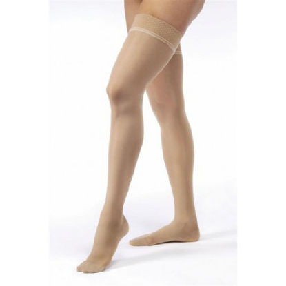 Picture of Compression Stocking JOBST® UltraSheer Thigh High Small Natural Closed Toe119377
