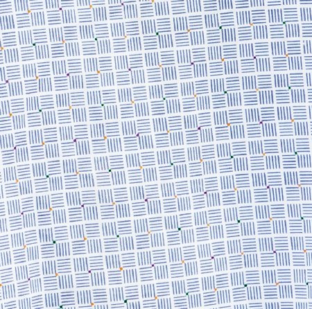 Picture of Patient Exam Gown Large Circuit Blue Print Reusable74GG0430