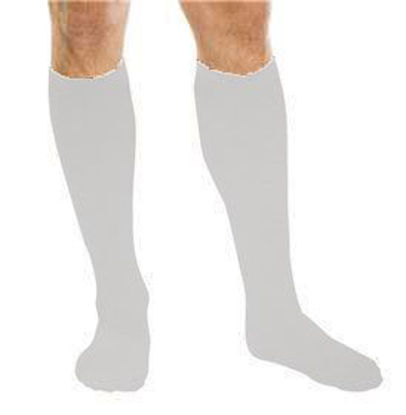 Picture of Compression Socks Core-Spun by Therafirm® Knee High X-Large White Closed Toe66352/NA/NA/XL WHT