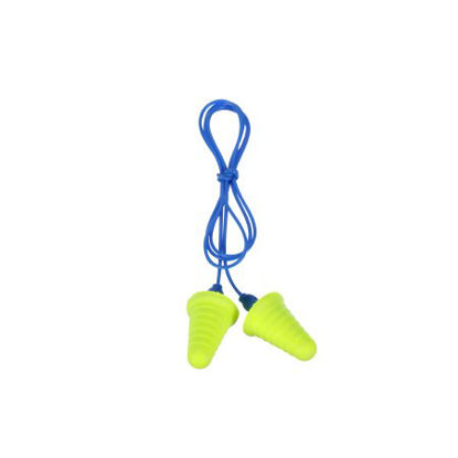 Picture of Ear Plugs 3M™ E-A-R™ Push-Ins™ Corded One Size Fits Most Yellow318-1009
