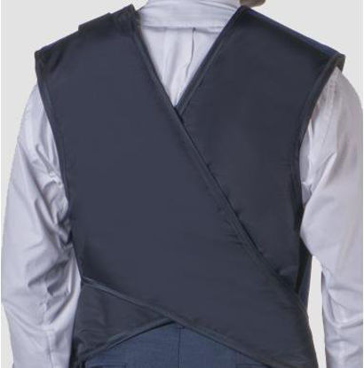 Picture of X-Ray Apron with Thyroid Collar Purple Easy Wrap Style Small65025TC-12